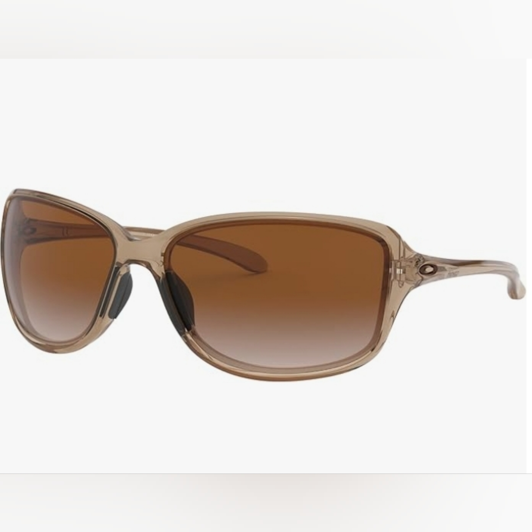 Oakley Women's Oo9301 Cohort Rectangular Sunglasses, Sepia/Dark Brown Gradient,